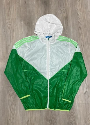 Veste Imperméable/Kway Adidas, Verte et Blanche, Taille L, marca: adidas, estado: Muito bom, tamanho: L, €11.00, €12.25 inclui Proteção do Comprador Pro