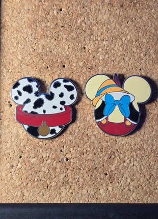 Pins Disney Dalmatien & Pinocchio, marca: Disneyland Paris, estado: Nuevo sin etiquetas, 10,00 €, 11,20 € Protección al comprador incluida