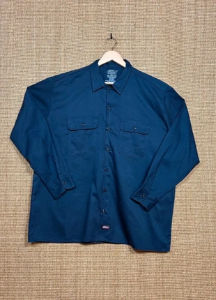 Chemise Dickies bleu marine Genuine Temp-Control long sleeve workwear shirt USA XL homme #0757, brand: Dickies, condition: Very good, size: XL, €27.67, €29.75 includes Buyer Protection Pro