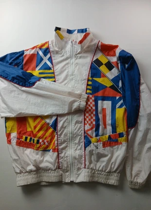 Veste style année 90 multicolore Pacsun Taille M unisexe, marque: PacSun, état: Très bon état, taille: M / 38 / 10, 15,00 €, 16,45 € Protection acheteurs incluse