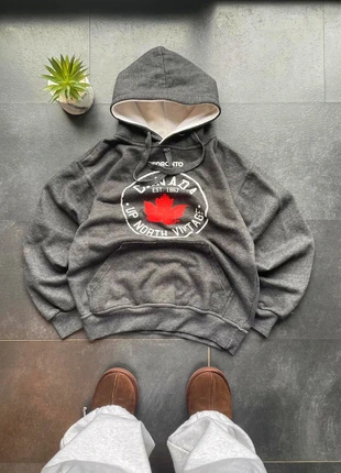 Pull avec capuche Canada vintage 90s - couleur gris foncé - taille S 💫, marca: Vintage Dressing, estado: Muito bom, tamanho: S, €5.00, €5.95 inclui Proteção do Comprador Pro