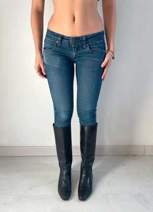 Jeans blu ultra low waist y2k Bershka, marque: Bershka, état: Très bon état, taille: XS / 34 / 6, 13,00 €, 14,35 € Protection acheteurs incluse