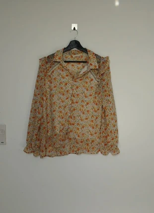 Chemisier voilage fleurie automne Cherry Paris FR 2 - 40/42 L 12, marque: Cherry Paris, état: Bon état, taille: L / 40 / 12, 8,00 €, 9,10 € Protection acheteurs (Pro) incluse