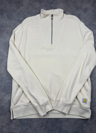 1/4 Zip Carhartt | Taille L | Couleur Crème, Beige B2, marke: Carhartt, zustand: Sehr gut, größe: L, 40,00 €, 42,70 € beinhaltet Vinted-Käuferschutz Pro
