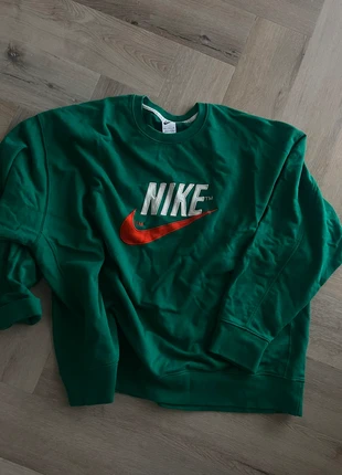 Vintage green Nike heavy sweater cotton, merk: Nike, staat: Heel goed, maat: XXXL, € 28,00, € 30,10 inclusief Kopersbescherming