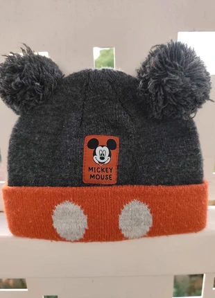 Bonnet Mickey Mouse 12–24M – Pompons trop mignons, brand: Disney, condizioni: Ottime, taglia: 1-2 anni, 49 cm, €5.00, €5.95 include la Protezione acquisti