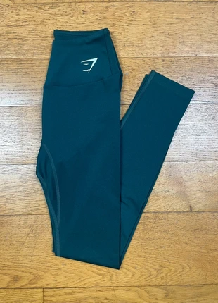 Legging de sport Gymshark / Taille XS / vert / musculation fitness yoga, brand: Gymshark, condizioni: Ottime, taglia: XS / IT 38 / EU 34, €14.00, €15.40 include la Protezione acquisti