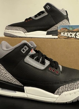 Nike Air Jordan 3 Retro GS Youth Size 4.5Y Black Fire Red, brand: Grays, condition: New without tags, size: One size, £83.11, £90.06 includes Buyer Protection