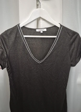 Tee-shirt col V, marque: Morgan, état: Très bon état, taille: M / 38 / 10, 3,00 €, 3,85 € Protection acheteurs incluse