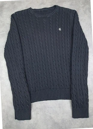 Pull noir crewneck torsadé coton marque Lauren Ralph Lauren taille manquante (voir mesures), marca: Lauren Ralph Lauren, estado: Muito bom, tamanho: Outro, €32.00, €34.30 inclui Proteção do Comprador Pro