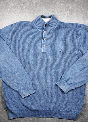 Pull d'hiver en coton Nautica Bleu Taille XXL, marca: Nautica, estado: Muy bueno, tamaño: XXL, 15,00 €, 16,45 € Protección al comprador incluida