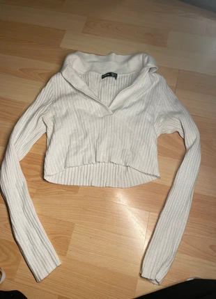 Crop top manche longue blanc, marque: Shein, état: Bon état, taille: XS / 34 / 6, 3,00 €, 3,85 € Protection acheteurs incluse