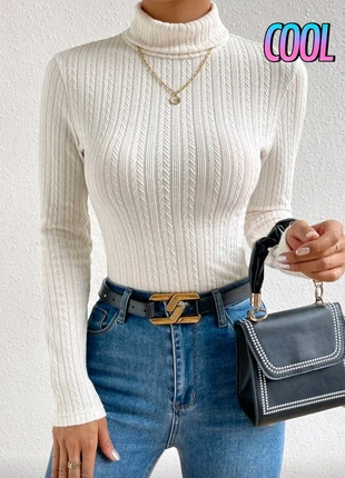 Maglietta in lanetta donna intreccio, marca: Maglia, estado: Novo sem etiquetas, tamanho: L / 40 / 12, €12.00, €13.30 inclui Proteção do Comprador