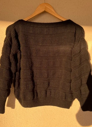 Pull noir en maille épaisse – oversize & super cosy, brand: Made In Italy, condition: New without tags, size: S / 36 / 8, €12.00, €13.30 includes Buyer Protection