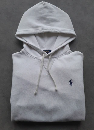 Sweat à capuche Ralph Lauren blanc, brand: Ralph Lauren, condition: Very good, size: S / 36 / 8, €23.00, €24.85 includes Buyer Protection