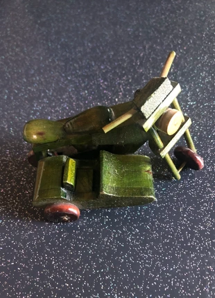 Sidecar bois décoratif 11cmLg, 8cmht,5cmlg, marca: Vintage, estado: Bom, €5.00, €5.95 inclui Proteção do Comprador