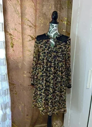 Robe fleuries Naf Naf élégante taille XS, marca: Naf Naf, estado: Muito bom, tamanho: XS / 34 / 6, €15.00, €16.45 inclui Proteção do Comprador