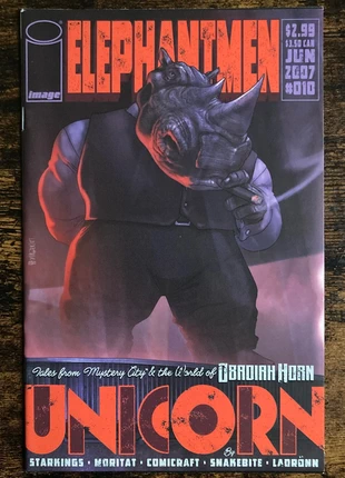 Elephantmen #10 💥 June 2007 | Variant Cover Hip Flask | Image Comics US VO, condition: Very good, €9.90, €11.10 includes Buyer Protection Pro