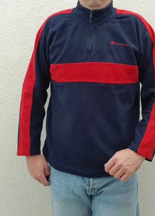 Polaire demi zip pull champion vintage taille M homme Hiver froid, brand: Champion, condition: Very good, size: M, €11.00, €12.25 includes Buyer Protection