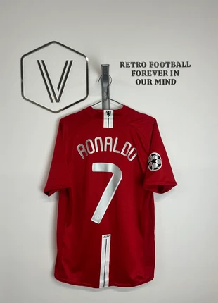 Manchester United 2007/2008 Home, marke: Nike, zustand: Sehr gut, größe: M, 160,00 €, 168,70 € beinhaltet Vinted-Käuferschutz Pro