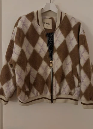 Wollen ruiten bomber Jack, brand: Timeless, condizioni: Buone, taglia: Taglia unica, €7.50, €8.58 include la Protezione acquisti