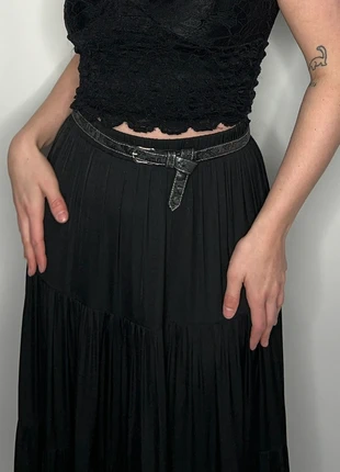 1990s / Y2K thin silver black whimsigoth witch alternative grunge downtowngirl goth belt, merk: Vintage, staat: Heel goed, maat: 80 cm, € 3,00, € 3,85 inclusief Kopersbescherming Pro
