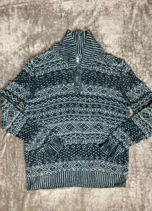 Pull Gris à boutons avec motifs Ethnic Vintage, brand: Vintage Dressing, condition: Good, size: XL, €8.99, €10.14 includes Buyer Protection Pro