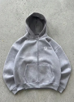 Pull à capuche avec zip Gris Y2K, brand: y2k, condition: Very good, size: S, €35.00, €37.45 includes Buyer Protection