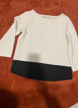 Jersey blanco y negro, marque: Sfera, état: Très bon état, taille: M / 38 / 10, 3,00 €, 3,85 € Protection acheteurs incluse