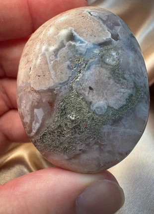 Galet Agate Fleur & Agate Mousse – Pièce rare de Madagascar, brand: Pierre, condition: Very good, €11.00, €12.25 includes Buyer Protection Pro