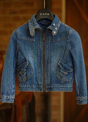 Veste en jean - enfant - 6 ans - Du pareil au même - 100% coton, merk: Denim, staat: Heel goed, maat: 6 jaar / 116 cm, € 12,00, € 13,30 inclusief Kopersbescherming