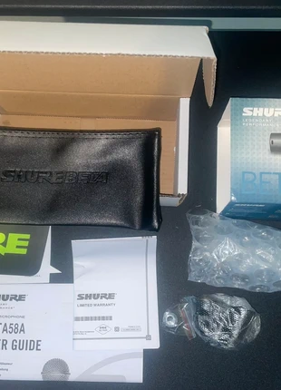 Microphone Shure bêta 58A, marke: Shure, zustand: Neu, mit Etikett, 70,00 €, 74,20 € beinhaltet Vinted-Käuferschutz Pro