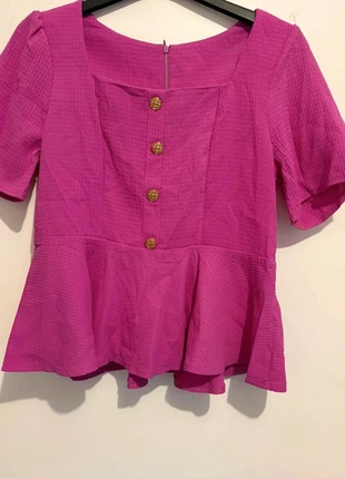 Blouse Shein fuchsia – taille XL (44), brand: Shein, condition: New with tags, size: XXL / 44 / 16, €4.00, €4.90 includes Buyer Protection