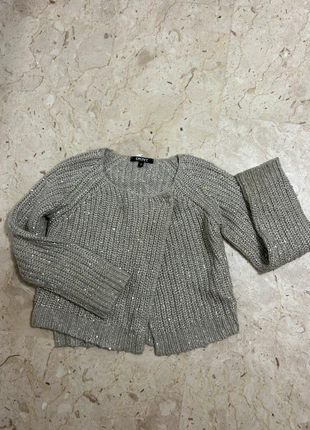 Gilet cardigan fille DKNY beige irisé pailleté 8 ans, marque: DKNY, état: Très bon état, taille: 8 ans / 128 cm, 4,00 €, 4,90 € Protection acheteurs incluse