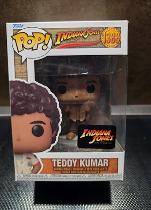 Funko Pop Teddy Kumar 1388 Indiana Jones – Bobble Head Originale, marca: Funko, estado: Novo com etiquetas, tamanho: Prematuro, até 44 cm, €11.99, €13.29 inclui Proteção do Comprador
