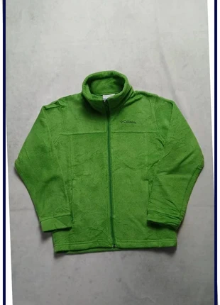 Veste polaire Columbia brodé - Verte - Taille 8 ans, merk: Columbia, staat: Heel goed, maat: 8 jaar / 128 cm, € 15,00, € 16,45 inclusief Kopersbescherming Pro