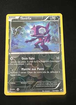 Tenefix 62/108 reverse, marke: Pokémon, zustand: Neu, 5,00 €, 5,95 € inklusive Vinted-Käuferschutz