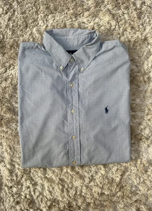 Chemise Ralph Lauren Bleu Clair à petits carreaux Taille L Homme, marque: Ralph Lauren, état: Très bon état, taille: L, 18,50 €, 20,13 € Protection acheteurs incluse