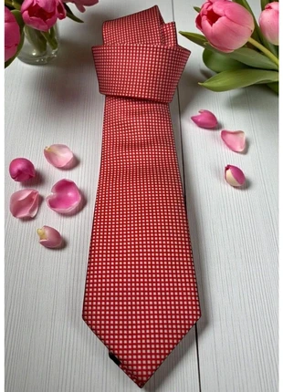 🤩 Élégante cravate rouge en soie 100% faite à la main, marca: Boutique Italiana, estado: Muito bom, €15.00, €16.45 inclui Proteção do Comprador