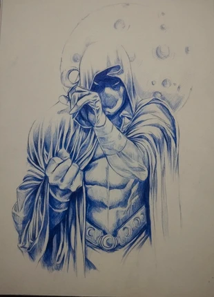 Moon knight drawing, marca: Marvel, estado: Muito bom, €25.00, €26.95 inclui Proteção do Comprador