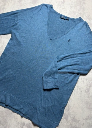 Pull léger Ralph Lauren taille L femme bleu col V, marque: Ralph Lauren, état: Très bon état, taille: L / 40 / 12, 26,00 €, 28,00 € Protection acheteurs incluse