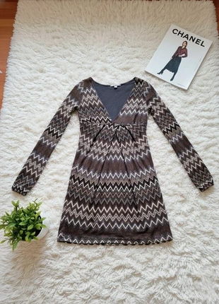 Abito Invernale Zig Zag a Maniche Lunghe, marque: Miss Miss by Valentina, état: Très bon état, taille: S / 36 / 8, 4,99 €, 5,94 € Protection acheteurs incluse