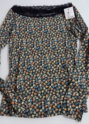 Maglia tezenis a fiori elasticizzata, brand: Tezenis, condizioni: Nuovo senza cartellino, taglia: M / IT 42 / EU 38, €7.00, €8.05 include la Protezione acquisti