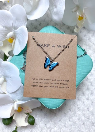 Collier Papillon Porte-Bonheur 🦋 | Make a wish, brand: Vintage Love, condition: New with tags, €3.90, €4.80 includes Buyer Protection