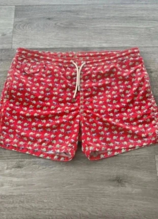 Maillot de bain - Short de bain MC2 Saint Barth rouge avec des tortues en polyester - Taille S, marque: MC2 Saint Barth, état: Très bon état, taille: S, 20,00 €, 21,70 € Protection acheteurs incluse