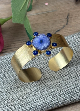 Superbe manchette agate druse., état: Très bon état, 14,00 €, 15,40 € Protection acheteurs (Pro) incluse