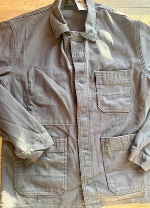 Veste workwear vintage années 80 grise taille S, brand: WORKWEAR, condition: Very good, size: S, €25.00, €26.95 includes Buyer Protection Pro