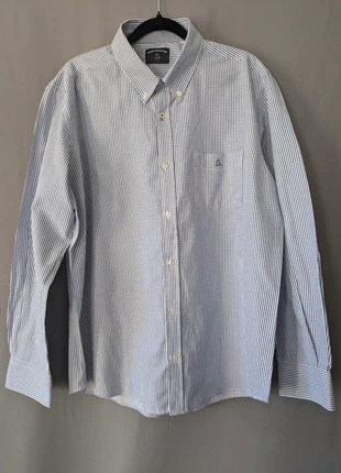 Chemise homme rayée bleu & blanc Yacht Collection by Win’s Taille XL, merk: Yachting by Win's, staat: Nieuw zonder prijskaartje, maat: XL, € 14,00, € 15,40 inclusief Kopersbescherming Pro