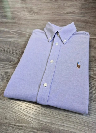 Chemise Ralph Lauren femme taille s violette Oxford en coton avec QR code | f47, marque: Ralph Lauren, état: Neuf sans étiquette, taille: S / 36 / 8, 54,90 €, 58,35 € Protection acheteurs (Pro) incluse