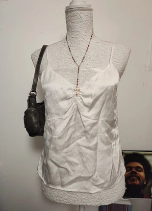 Débardeur nuisette style coquette spaghetti tank top silk whimsy doll y2k, brand: COQUETTE, condition: Very good, size: S / 36 / 8, €24.00, €25.90 includes Buyer Protection